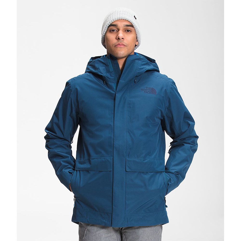 The North Face 3-In-1 Jackets Mens Australia - The North Face Clement Triclimate® Blue (JRY-746950)